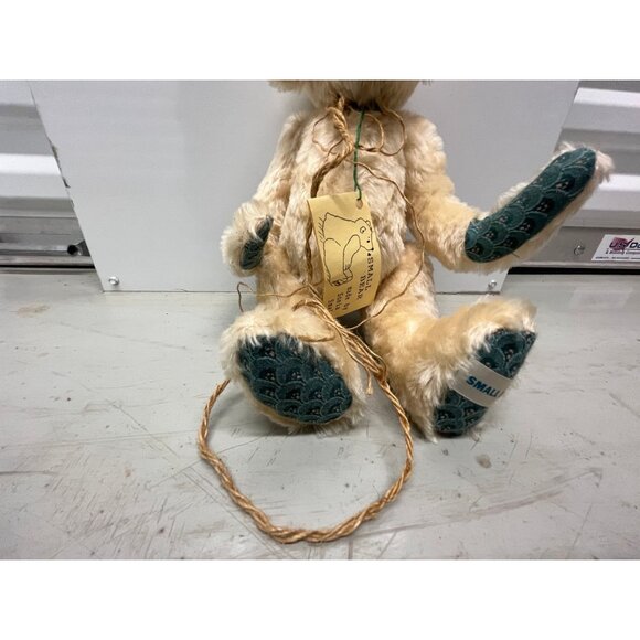 Vintage Handmade Beige SMALL BEAR By Sonia Small "Charlie" One Of A Kind Jointed - Picture 8 of 10